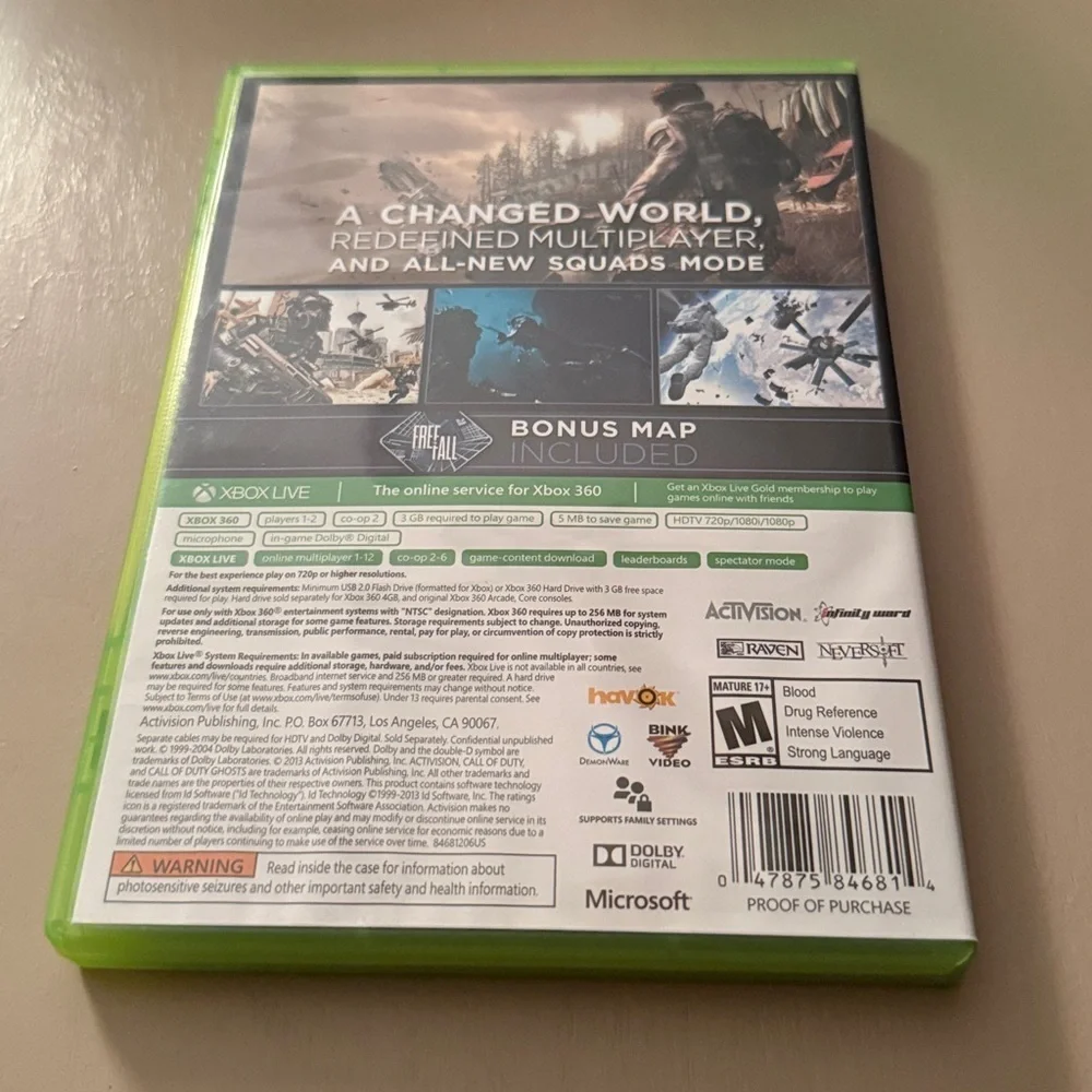 Call of Duty Ghosts | XBOX 360 | Vintage Video Game